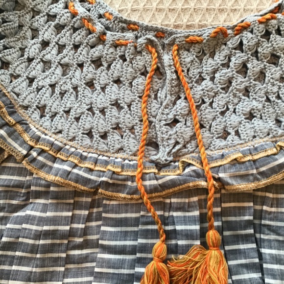 Free People – Allora Allora Blouse BLUE / M - Picture 4 of 6